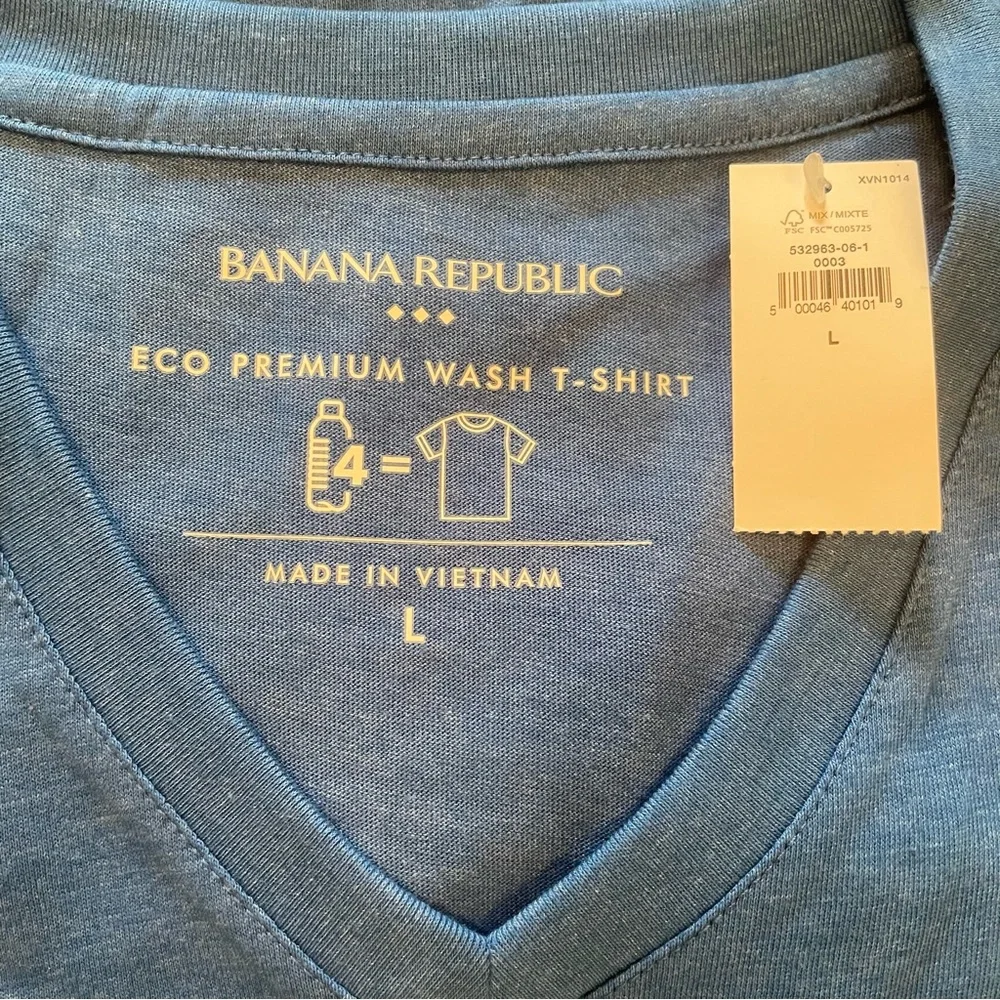 Banana Republic eco premium wash v-neck tee